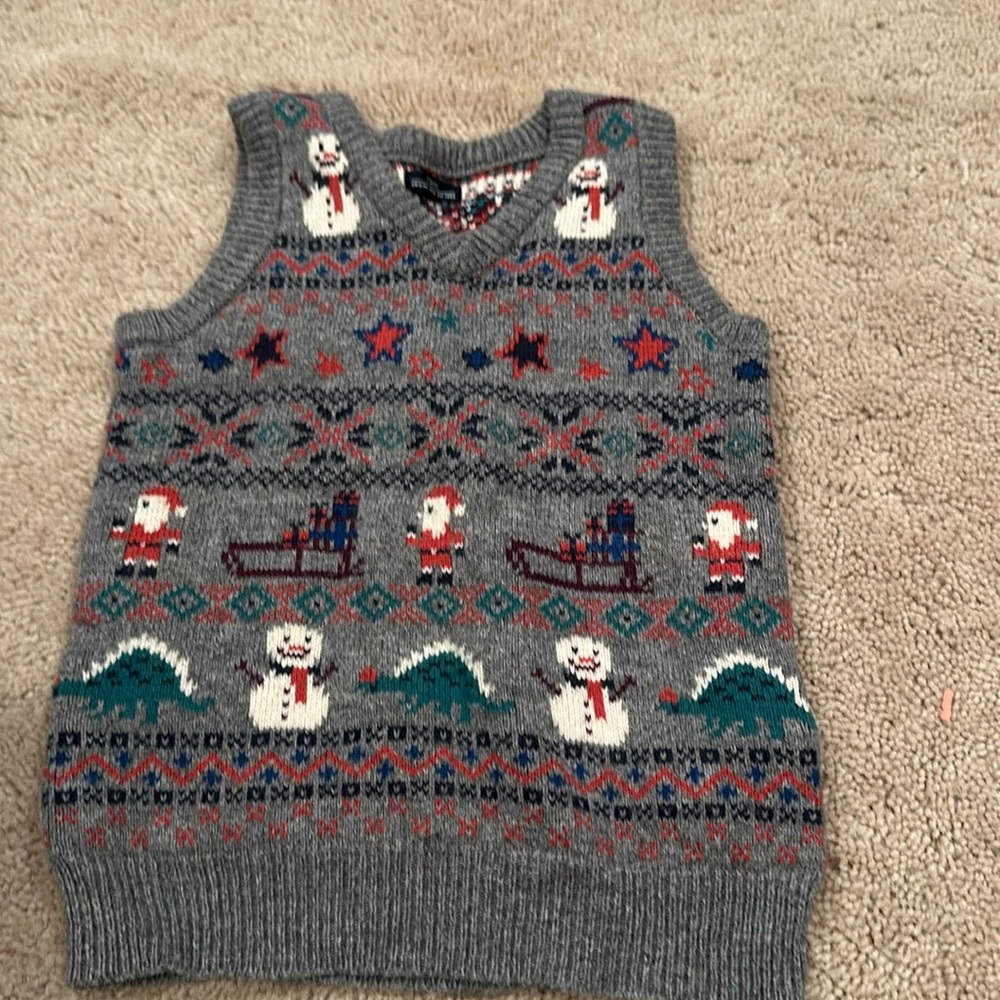 Holiday sweater vest